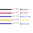 hdbubalus 12 led Turn signal rear light for harley Dyna LA006303