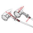 LA010202 hdbubalus motorcycle bullet-style turn signals brake lights