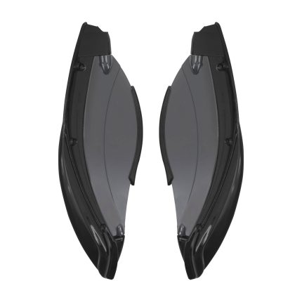 WI001204 HDBUBALUS Motorcycle Adjustable Air Deflectors black housing
