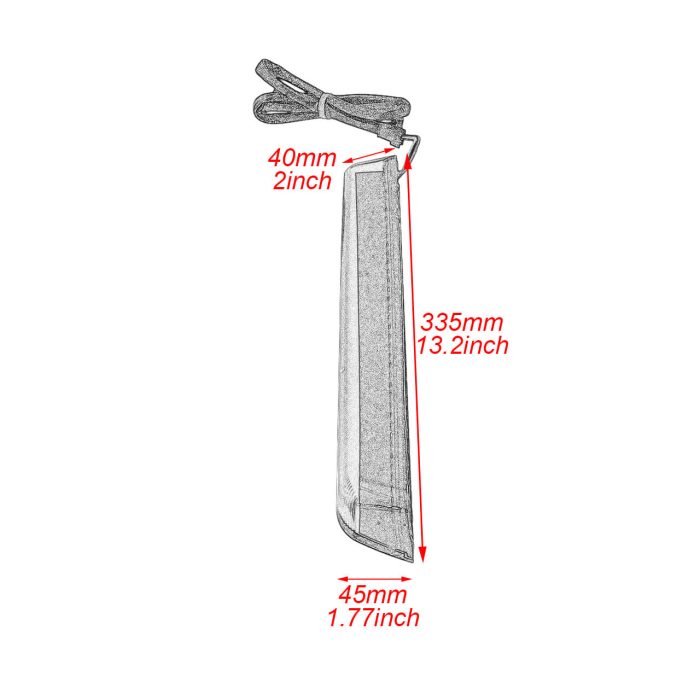 LA014601 hdbubalus extend saddlebag accents light size