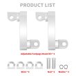 HDBUBALUS Harley Foot Pegs Extensions-PE014502