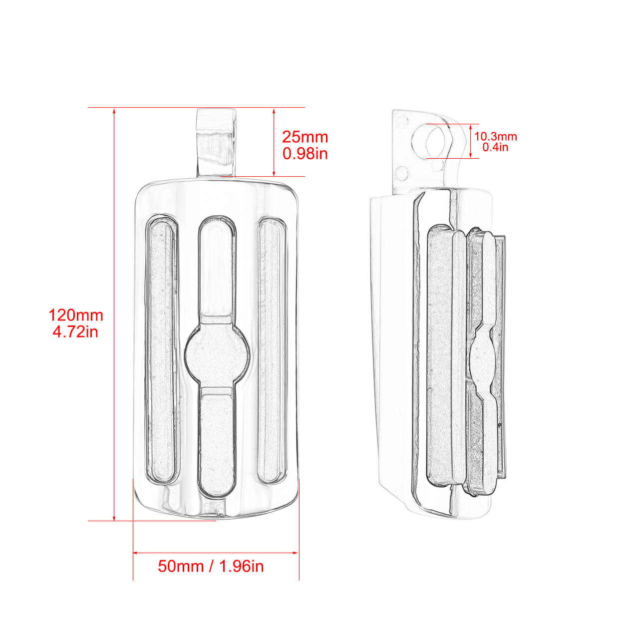 HDBUBALUS -Sportster Highway Foot Pegs-PE010101 HDBUBALUS-Sportster Highway Foot Pegs-PE010101